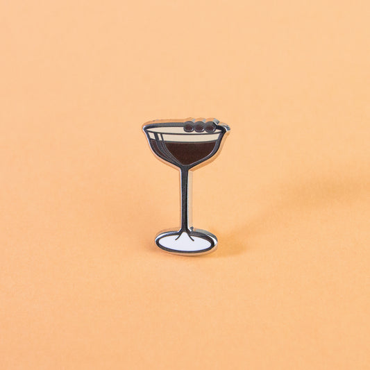 Espresso Martini Cocktail Pin